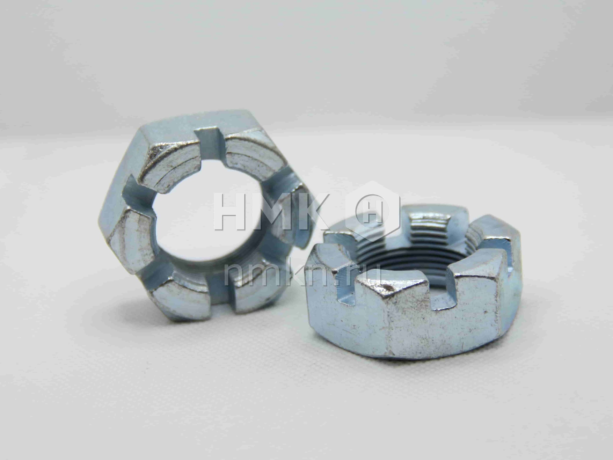 Гайка корончатая/прорезная ГОСТ 5919 М27х1,5 цинк гайка корончатая/прорезная гост 5919 м27х1,5 цинк в интернет-магазине НМК
